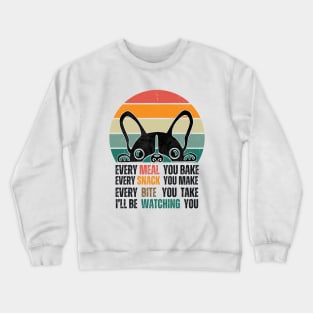 Funny Dog, Retro Dog, Dog Owner, Dog Humor, Dog Lover Crewneck Sweatshirt